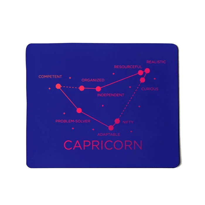 Capricorn Zodiac Sign Facts Horoscope Astrology Cool Gift Mousepad