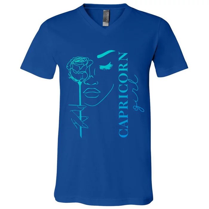 Capricorn Zodiac Sign Great Gift V-Neck T-Shirt