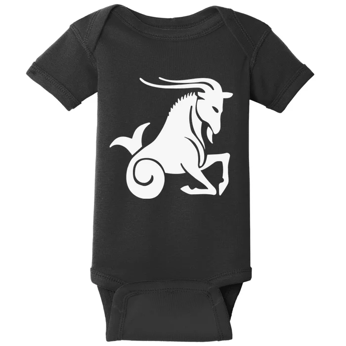 Capricorn Zodiac Symbol Horoscope Astrology Birthday Gift Baby Bodysuit