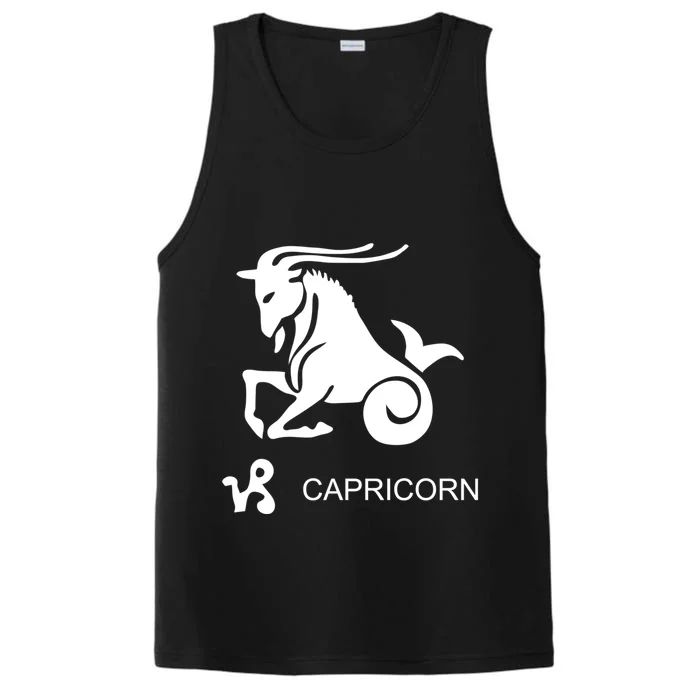 Capricorn Zodiac Sign Gift Performance Tank