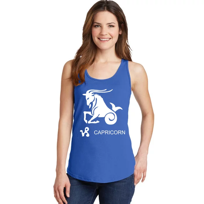 Capricorn Zodiac Sign Gift Ladies Essential Tank