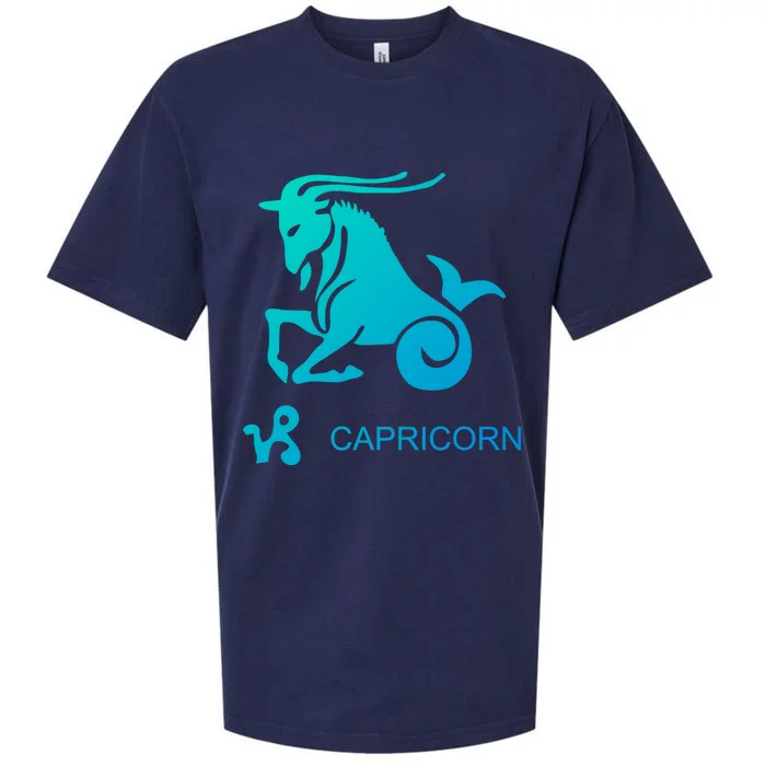 Capricorn Zodiac Sign Gift Sueded Cloud Jersey T-Shirt