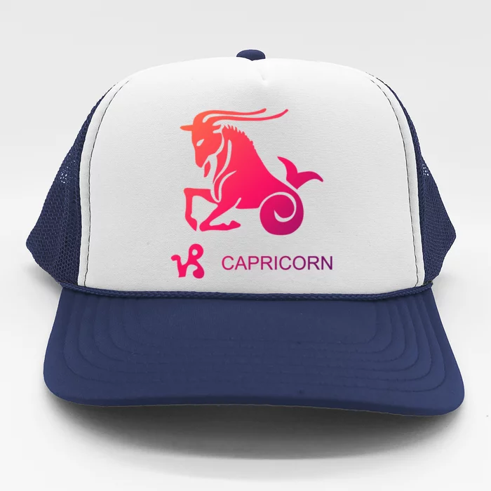 Capricorn Zodiac Sign Gift Trucker Hat