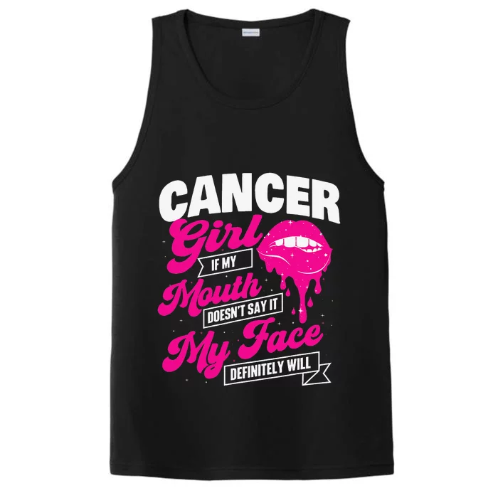 Cancer Zodiac Sign Astrology Lover Horoscope Performance Tank