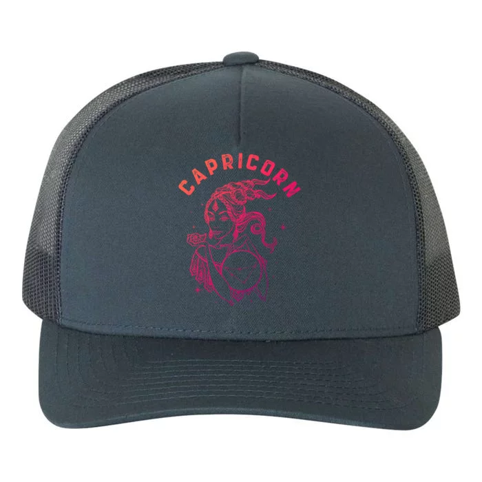 Capricorn Zodiac Sign Great Gift Yupoong Adult 5-Panel Trucker Hat