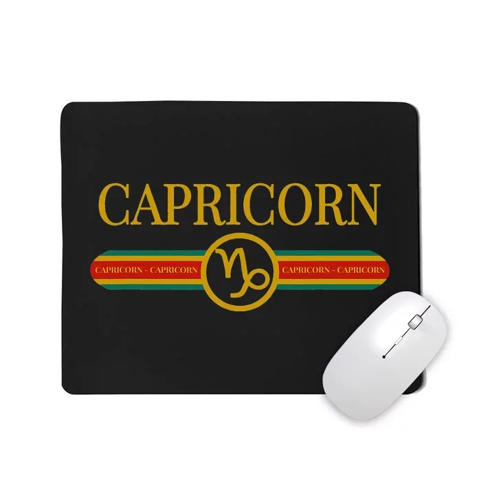 Capricorn Zodiac Sign Astrology Horoscope Fashion Mousepad