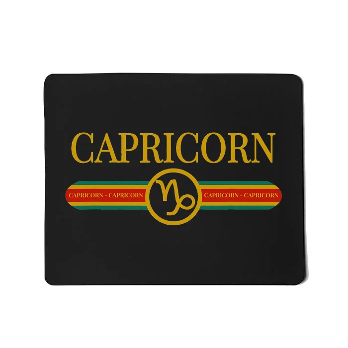 Capricorn Zodiac Sign Astrology Horoscope Fashion Mousepad