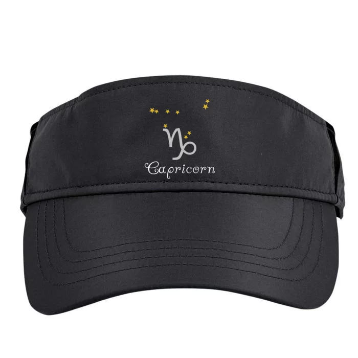 Capricorn Zodiac Sign Constellation Astrology Adult Drive Performance Visor