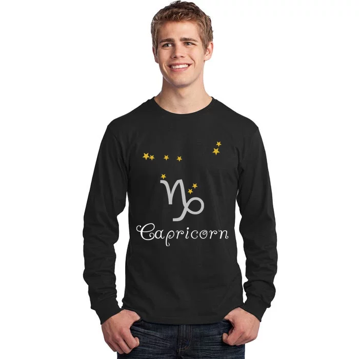 Capricorn Zodiac Sign Constellation Astrology Tall Long Sleeve T-Shirt