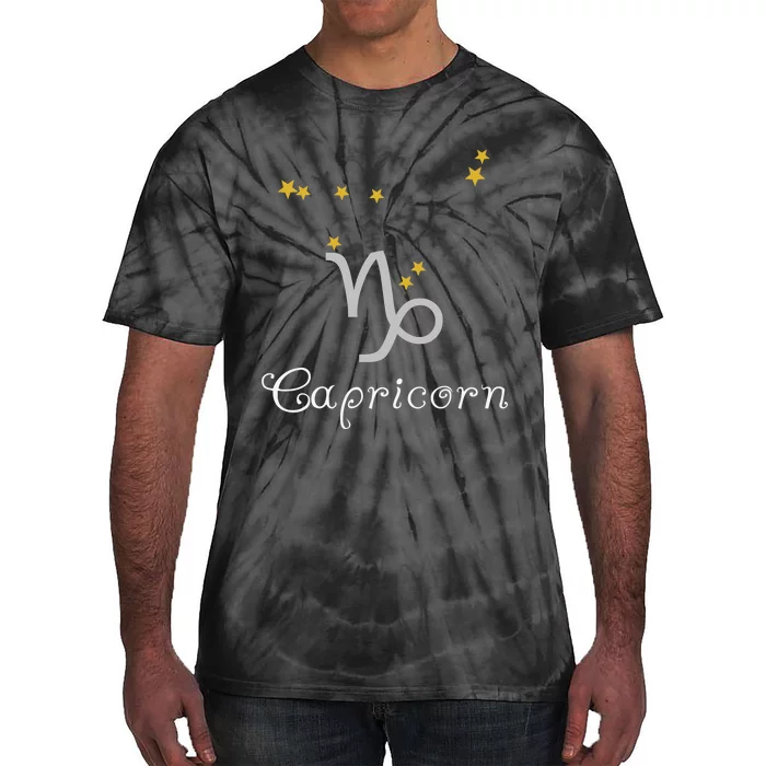 Capricorn Zodiac Sign Constellation Astrology Tie-Dye T-Shirt