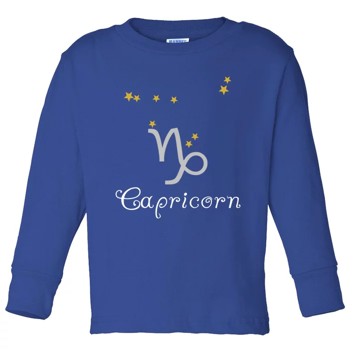 Capricorn Zodiac Sign Constellation Astrology Capricorn Great Gift Toddler Long Sleeve Shirt