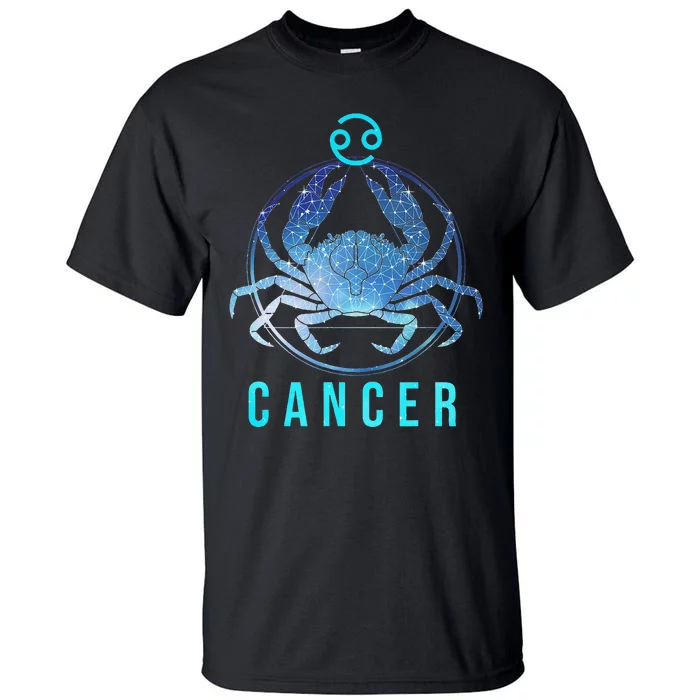 Cancer Zodiac Sign Astrology Birthday Horoscope Lover Tall T-Shirt