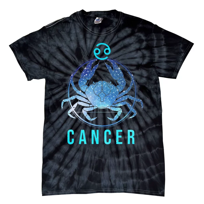 Cancer Zodiac Sign Astrology Birthday Horoscope Lover Tie-Dye T-Shirt