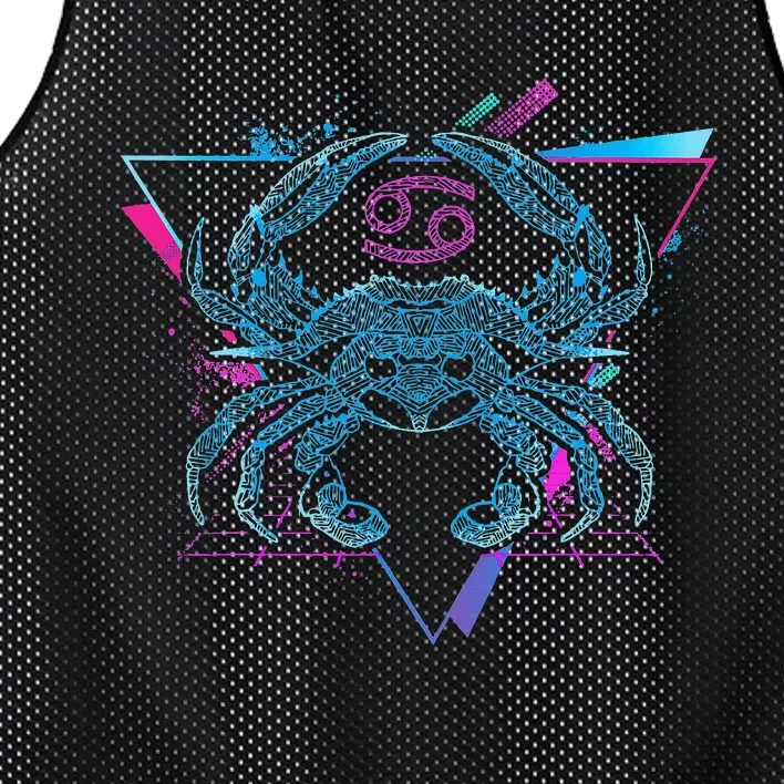 Cancer Zodiac Sign Astrology Mesh Reversible Basketball Jersey Tank