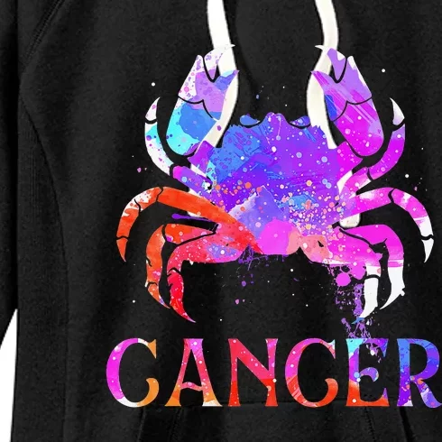 Cancer Zodiac Sign Birthday Horoscope Astrology Women's Fleece Hoodie