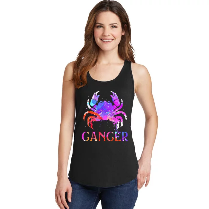 Cancer Zodiac Sign Birthday Horoscope Astrology Ladies Essential Tank