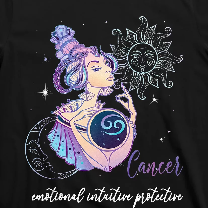 Cancer Zodiac Sign Woman Cancer Horoscope Astrology T-Shirt