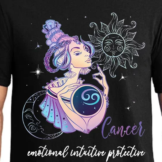 Cancer Zodiac Sign Woman Cancer Horoscope Astrology Pajama Set