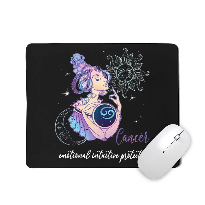 Cancer Zodiac Sign Woman Cancer Horoscope Astrology Mousepad