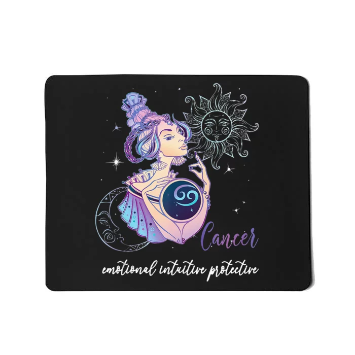 Cancer Zodiac Sign Woman Cancer Horoscope Astrology Mousepad