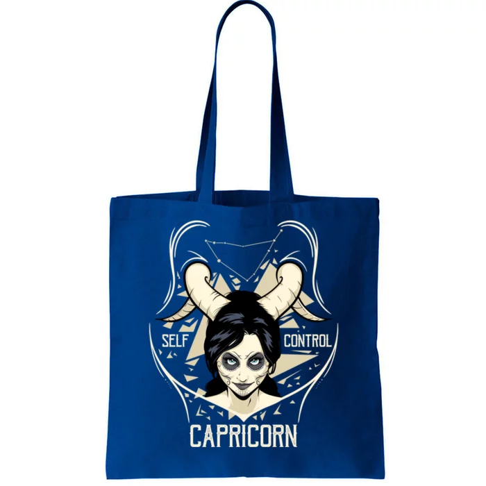 Capricorn Zodiac Symbol Capricorn Zodiac Sign Gift Tote Bag