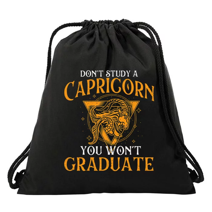 Capricorn Zodiac Sign Birthday December to January Astrology Drawstring Bag