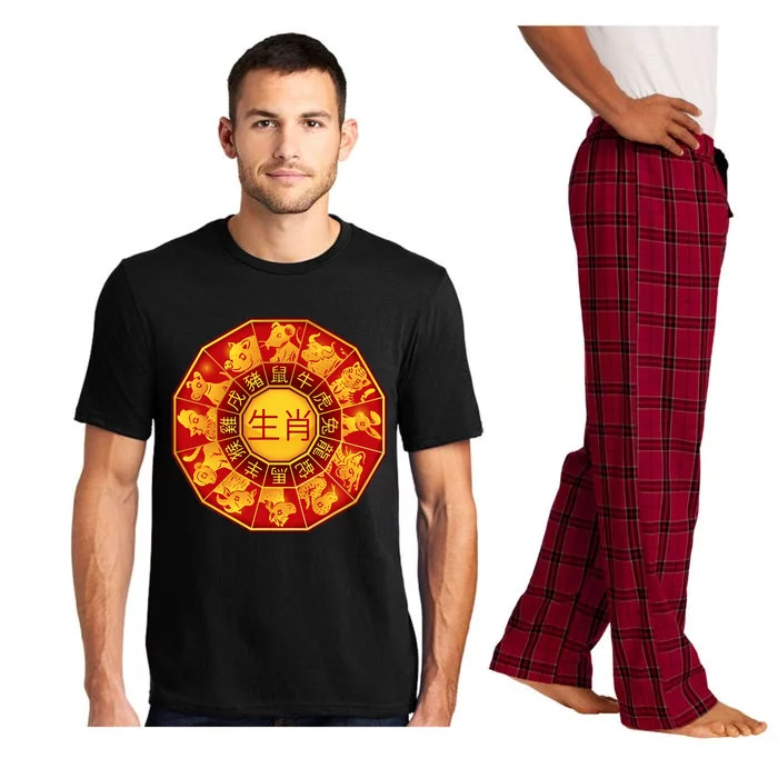 Chinese Zodiac Signs Chinese Lunar New Year Of Dragon 2024 Pajama Set