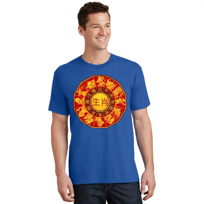 Chinese Zodiac Signs Chinese Lunar New Year Of Dragon 2024 T-Shirt