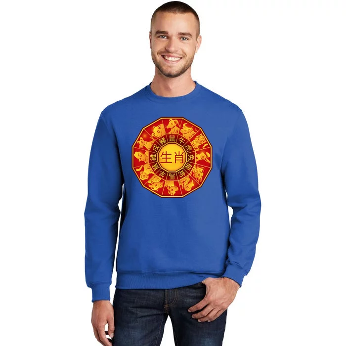 Chinese Zodiac Signs Chinese Lunar New Year Of Dragon 2024 Tall Sweatshirt