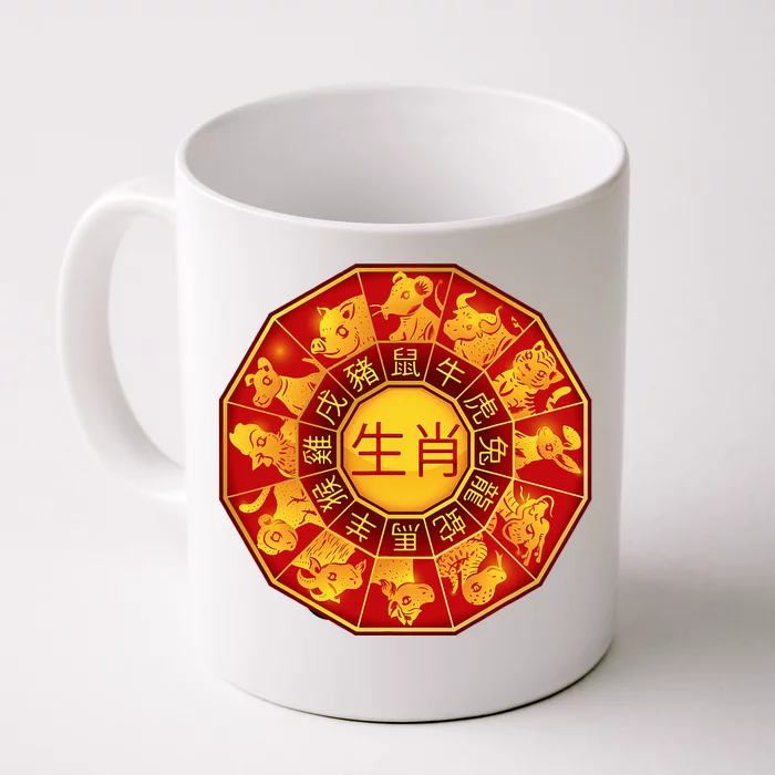 Chinese Zodiac Signs Chinese Lunar New Year Of Dragon 2024 Front & Back Coffee Mug