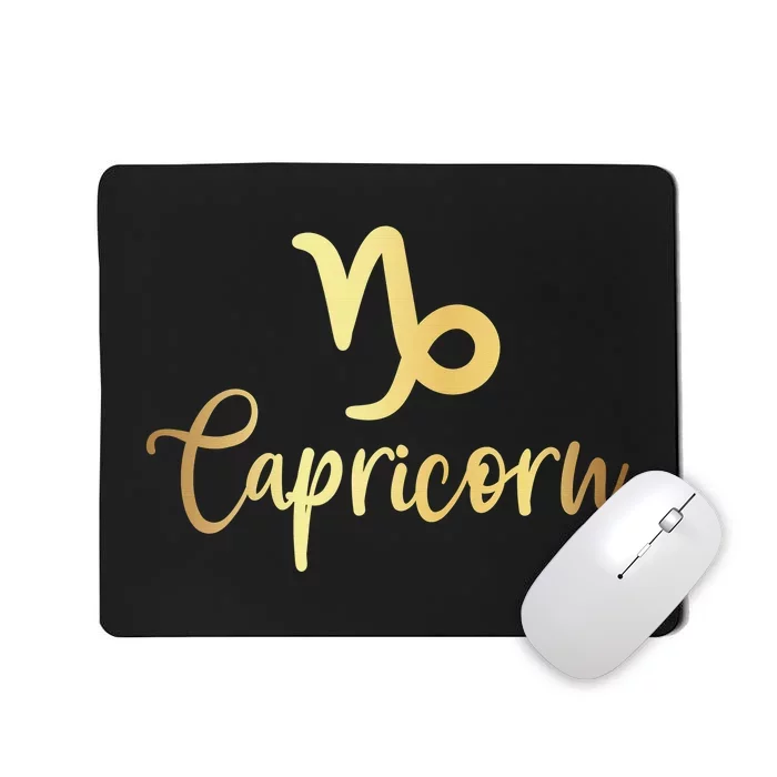 Capricorn Zodiac Sign December January Birthday Horoscope Mousepad