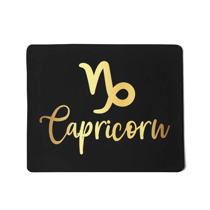 Capricorn Zodiac Sign December January Birthday Horoscope Mousepad