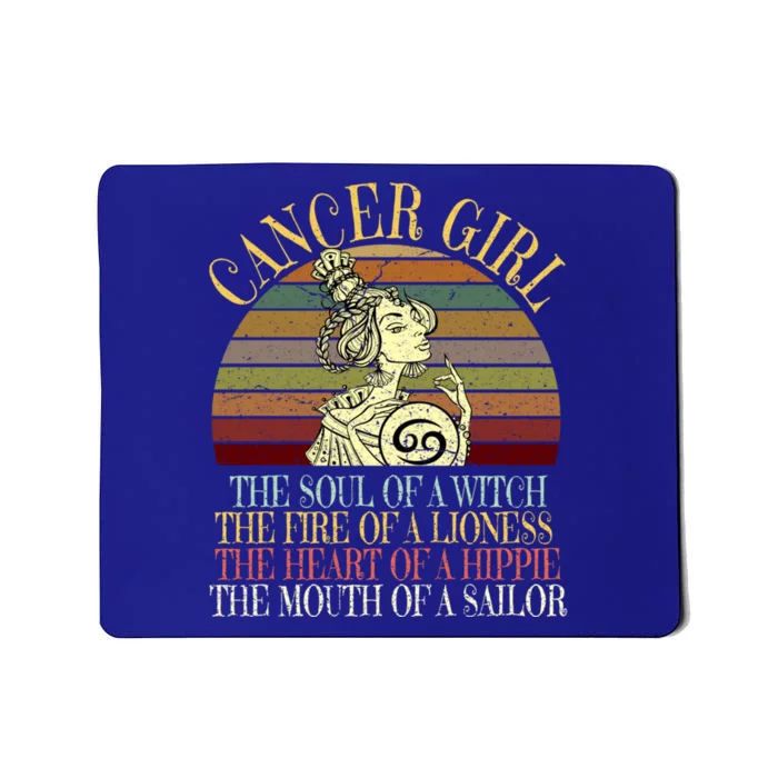 Cancer Zodiac Sign Gift June And July Birthday Gift Mousepad