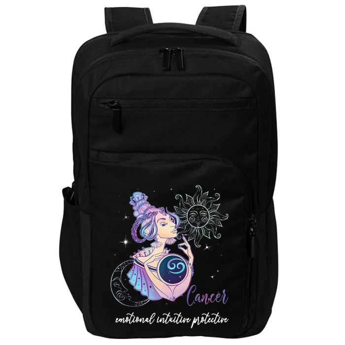 Cancer Zodiac Sign Woman Cancer Horoscope Astrology Impact Tech Backpack