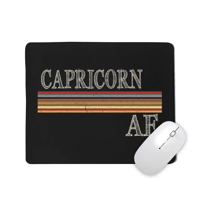 Capricorn Zodiac Sign Horoscope Astrology Birthday Mousepad