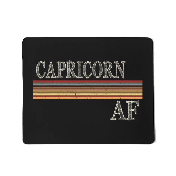 Capricorn Zodiac Sign Horoscope Astrology Birthday Mousepad