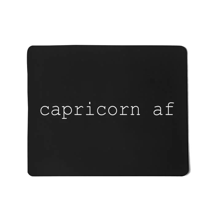 Capricorn Zodiac Sign Horoscope Astrology Birthday Mousepad