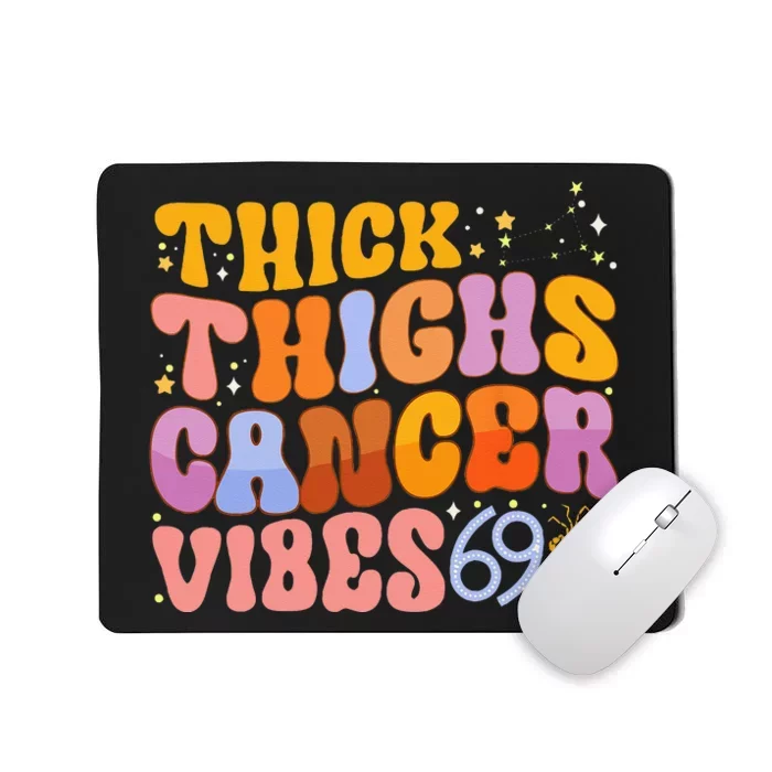 Cancer Zodiac Signs Astrology Birthday Party Decorations Mousepad