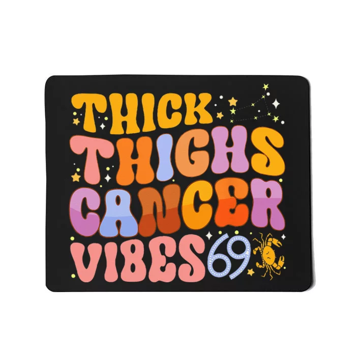 Cancer Zodiac Signs Astrology Birthday Party Decorations Mousepad