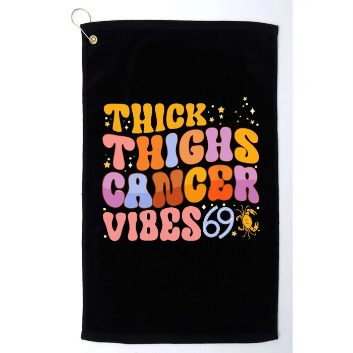 Cancer Zodiac Signs Astrology Birthday Party Decorations Platinum Collection Golf Towel