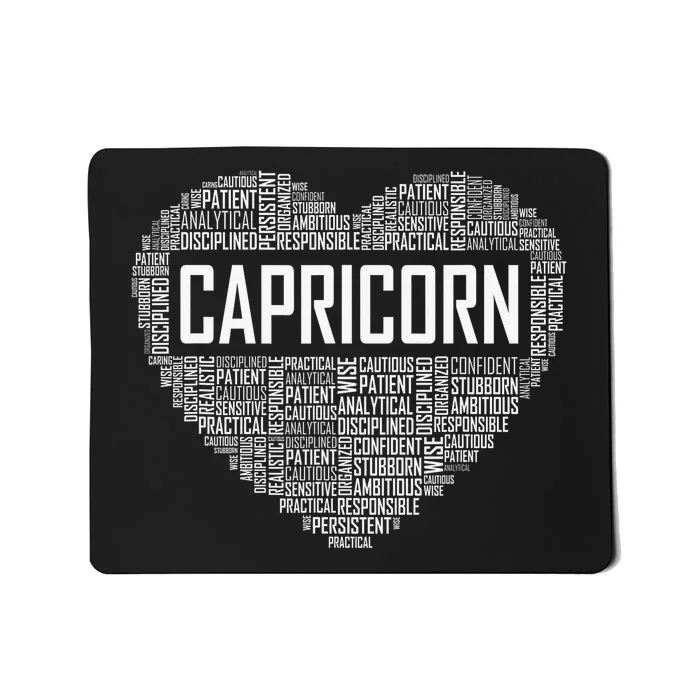 Capricorn Zodiac Traits Horoscope Astrology Sign Mousepad