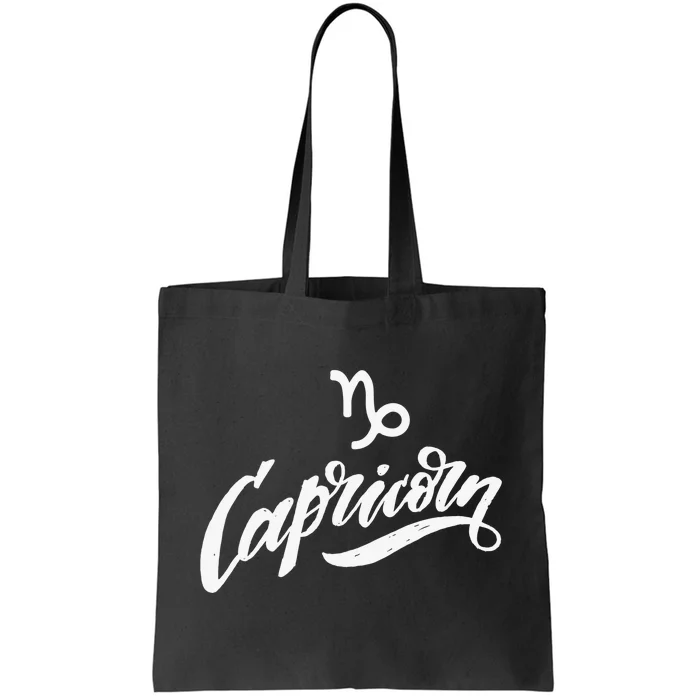 Capricorn Zodiac Traits Horoscope Astrology Sign Tote Bag