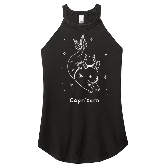 Capricorn Zodiac Traits Horoscope Astrology Sign Women’s Perfect Tri Rocker Tank