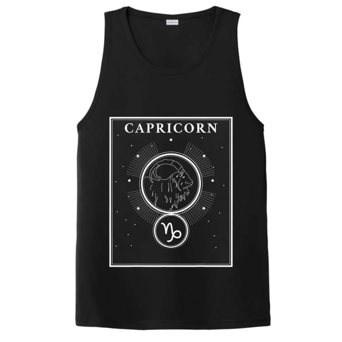 Capricorn Zodiac Traits Horoscope Astrology Sign Performance Tank