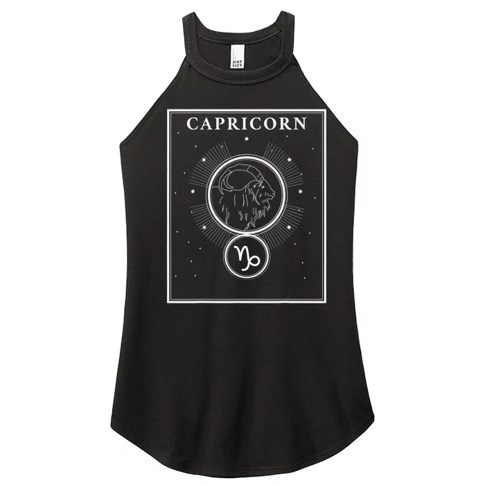 Capricorn Zodiac Traits Horoscope Astrology Sign Women’s Perfect Tri Rocker Tank