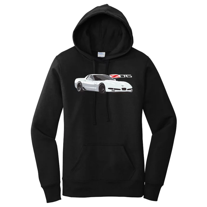 C5 Z06 Vette Sport Cars Women's Pullover Hoodie