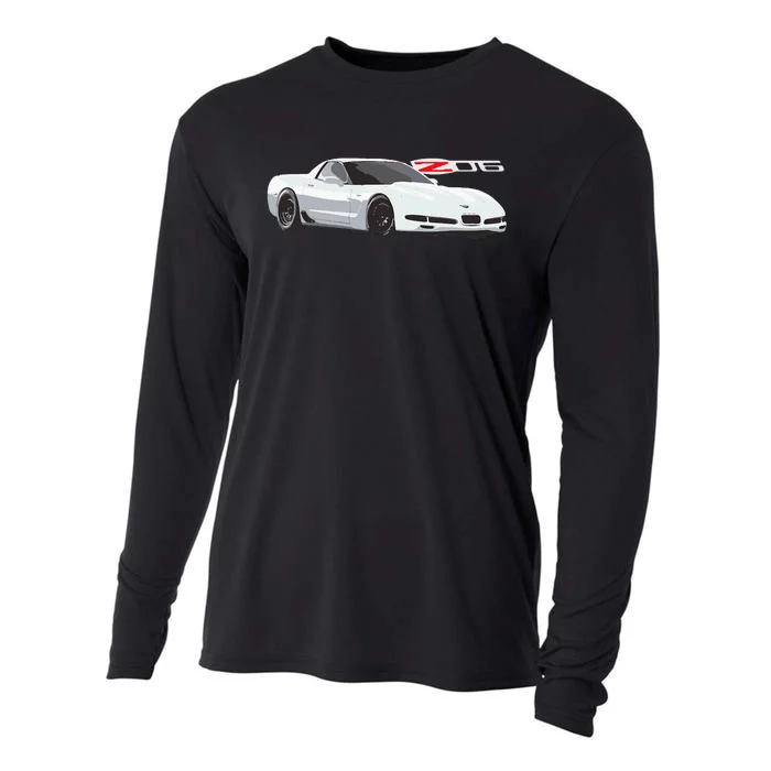 C5 Z06 Vette Sport Cars Cooling Performance Long Sleeve Crew