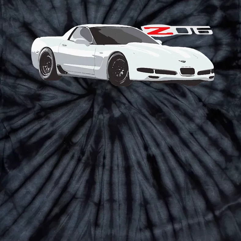 C5 Z06 Vette Sport Cars Tie-Dye T-Shirt