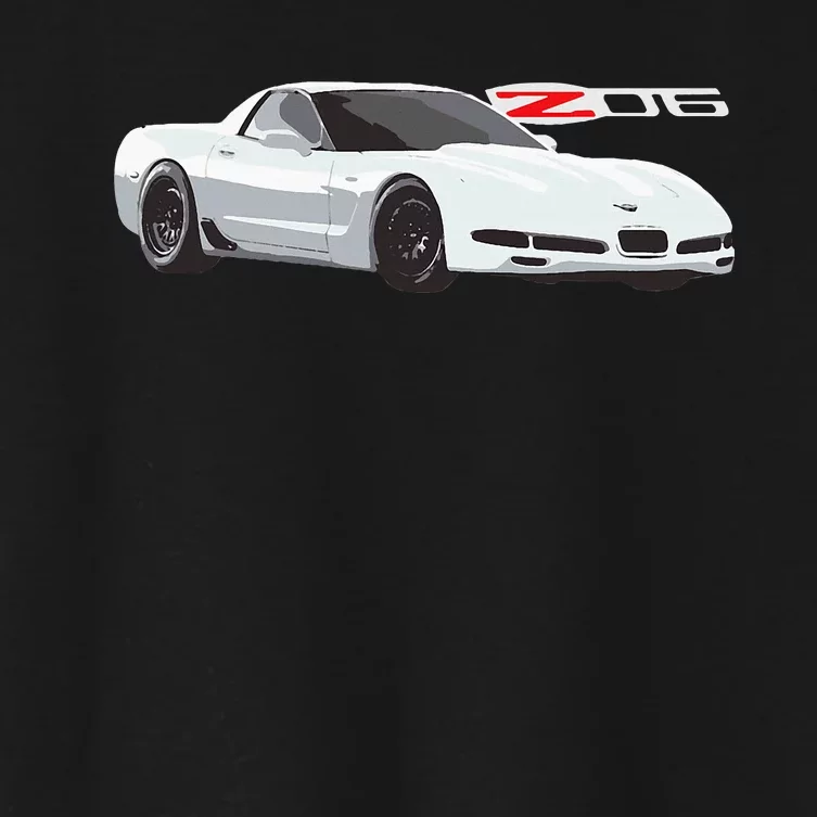 C5 Z06 Vette Sport Cars Women's Crop Top Tee