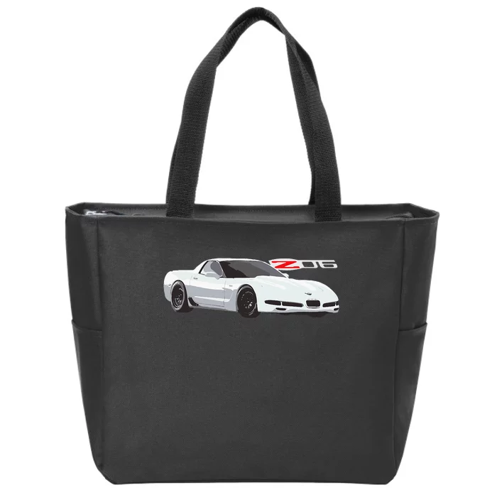 C5 Z06 Vette Sport Cars Zip Tote Bag